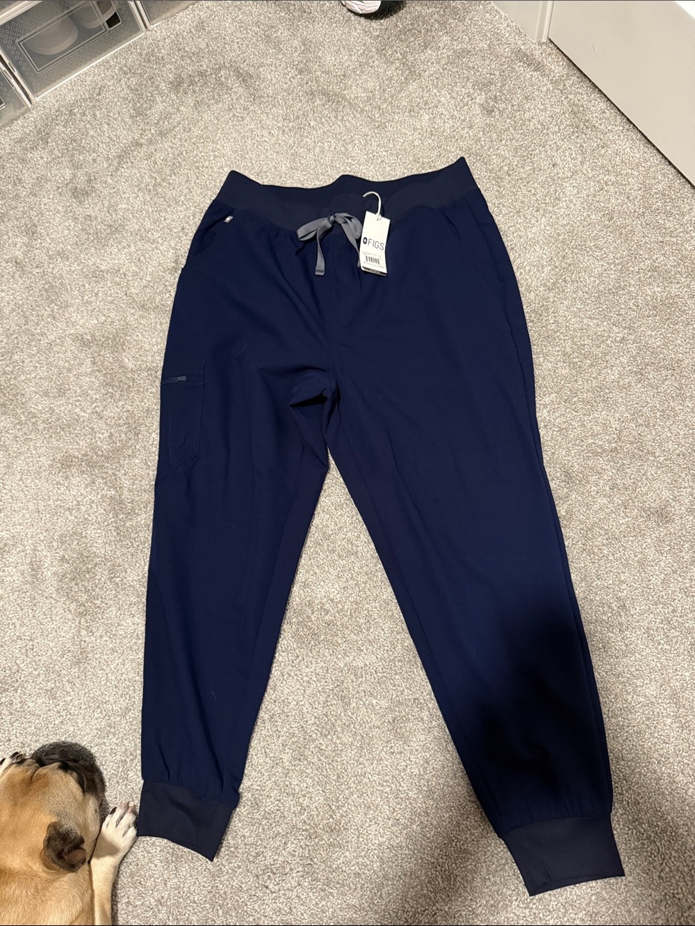 Figs Navy Jogger Sweatpants